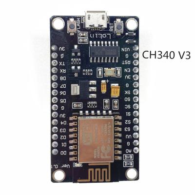 China Wireless module CH340 CP2102 NodeMcu V3 V2 Lua WIFI Internet of Things board based ESP8266 ESP-12E with pcb Antenna 57*30*3mm for sale