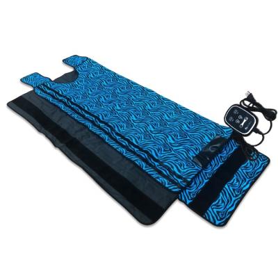 China Portable Far Infrared Anti-Puffiness Blue Zebra Body Blanket, Slimming Sauna Blanket for Weight Loss and Detox for sale