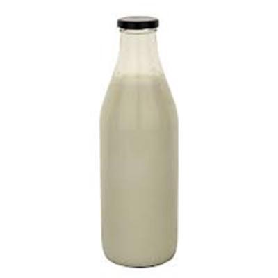 China Coffee Glass Bottle Suppliers 750ml Clear Glass Milk Bottle With Screw Cap for sale