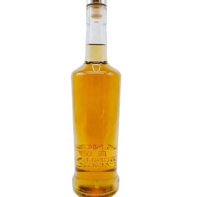 China Wine factory wholesale decal empty glass bongs liquor bottle supplier for sale