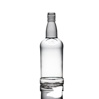 China Hot Sale 500ml Whiskey Glass Transparent Wine Bottle For Sale Glass Wine Bottle for sale