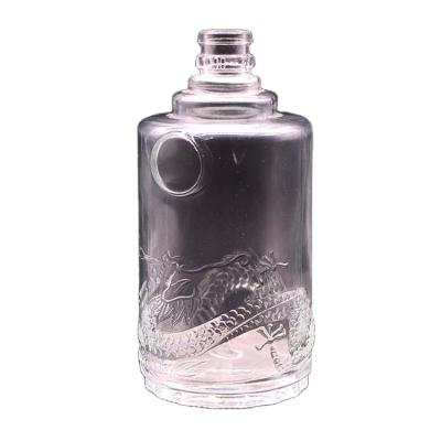 China Wine glass bottle manufacturer empty whiskey glass bottle for sale 500ml for sale