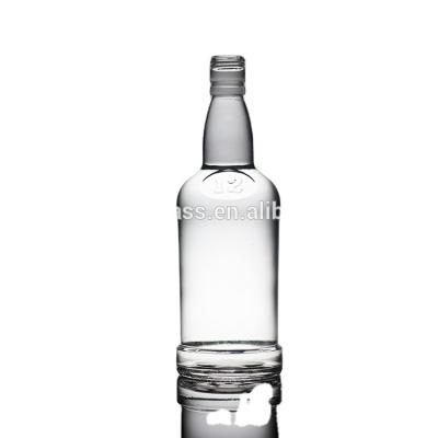 China Good Quality Wine Brandy Glass Bottle 1000ml Large Glass Bottle Wholesale for sale