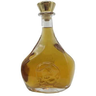 China Wine xo glass bottle spirits glass bottle manufacturer 700ml for sale