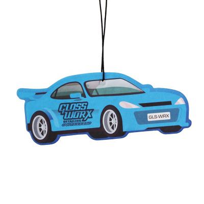 China Custom Hanging Car Air Freshener Airfreshner Perfume Paper Car Auto Air Freshener Eco-friendly, Car Air Freshener Paper for sale