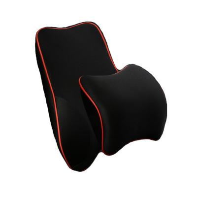 China Car Lumbar Support Pillow Lumbar Support Pillow Car Seat Headrest Carseat Universal Comfortable Foam Cushions for sale