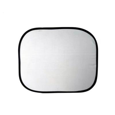 China Lowering Car Interior Temperatures Hot Selling Car Side Window Sun Shield Coated Silver Cloth Printing Logo Car Sun Shade for sale