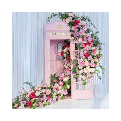 China High quality promotion portable custom pink metal phone booth for sale