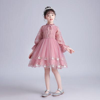 China Beautiful Washable European Style Kids Dress Girl Wedding Dress Kids Birthday Party Tutu Dresses For Bridesmaids Ball Gown Dress for sale