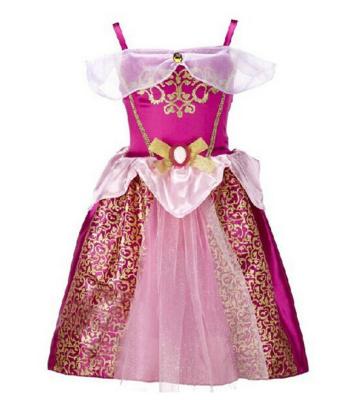 China Hot Summer Style Anti-wrinkle Dress Fashion Children's Princess Dress Without Sleeves For Theme Party for sale