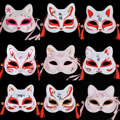 China Eco-friendly Korean Cosplay Halloween Dress Up Plastic Party PVC Performance Game Mask for sale