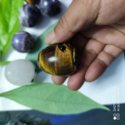 China China wholesale and retail high quality tiger eye stone polishing ball shaped hedgehog for decoration for sale