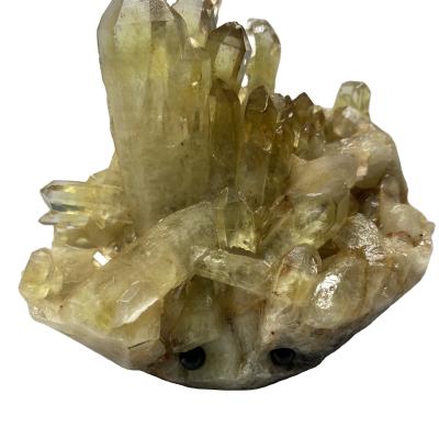 China Wholesale and retail high quality feng shui topaz gold group raw hedgehog health care institutes for decorations for sale