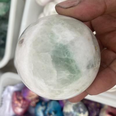 China Wholesale Natural China Fluorite Calcite Crystal Ball Healing Crystals Sphere for Decoration and Gift for sale