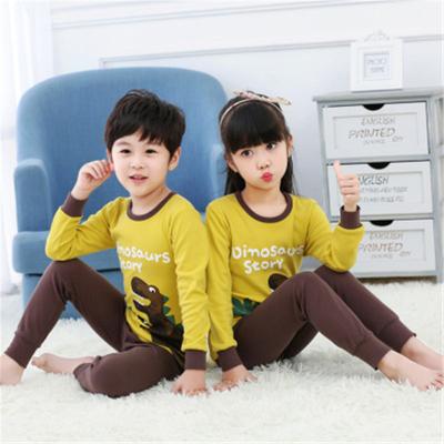 China 2020 Breathable Autumn Girls Boys Sleepwear Nightwear Baby Kids Pajamas Infant Clothes Cartoon Animal Pajamas Sets Cotton Children's Pajamas for sale