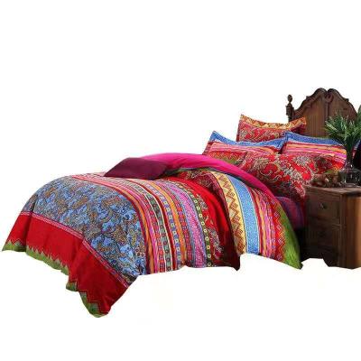 China Bohemian bedding the factory direct wedding style ethnic four-piece cotton sheet comforter cover Nondisposable for sale