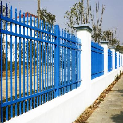 China Easily Assembled Low Price Galvanized Steel Spearhead Picket Garden Fence for sale