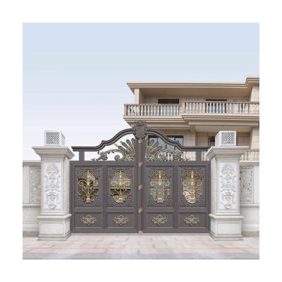 China Factory Direct Sale Door Manufacturers Security Front Entry Doors Iron Gate Luxury Antique Design Worked for sale