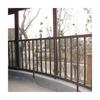 China Good Quality Factory Directly Minimalist French Balcony Deck Fencing Outdoor Aluminum Slat Fence for sale