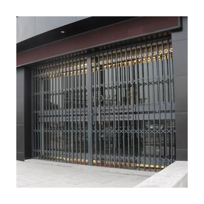 China Screen Customized Color Folding Design And Pattern Stainless Steel Grills Rolling Shutter Punch Doors for sale