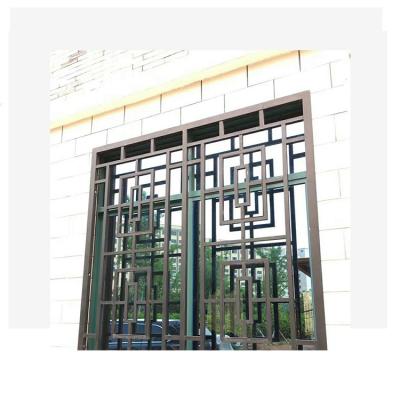 China Easily Assembled Decorative Iron Grilles Window Fences Wrought Iron Window Grills Design for sale