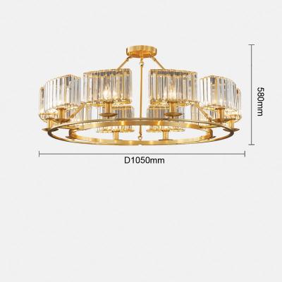 China Modern Hotel Living Room Chandeliers Gold Crystal Chandelier Lighting Led Crystal Light Luxury Chandeliers Ceiling And Pendant L for sale