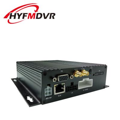 China 3G gps mdvr setting 4ch car vcr card host ahd double sd built-in surveillance mobile dvr factory direct sales HYF-AI5804DG-W-7 for sale