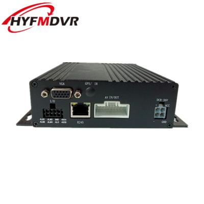 China 4G GPS full netcom 4 channel built-in MOBILE video recorder remote monitor DVR Singapore export MDVR PAL/NTSC HYF-B6504D-8 for sale