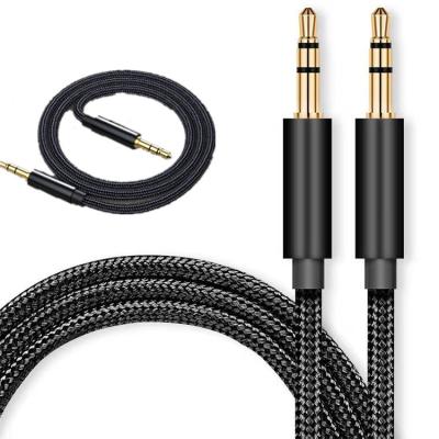 China Plug and Play 3.5mm Jack Male to Male Audio Cable Braided Cable 3.5mm Audio Cables for sale