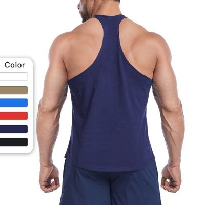 China TLFSPORTS High Quality QUICK DRY Men's Workout Stringer Bodybuilding Singlet Fitness Gym Tank Top For Men for sale