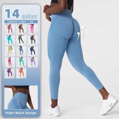 China nvgtn Butt Lift Gym Fitness Yoga Breathable Active Running Sexy Sports High Waist Seamless Women's Gaiters for sale