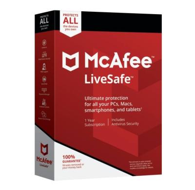 China International version of genuine McAfee Mcafee computer antivirus software key number livesafe for sale