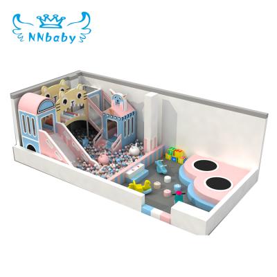 China Childhood Dream Nnbaby Cartoon Pink Toddler Mini Kids Indoor Playground Soft Commercial Plastic Play Equipment for sale