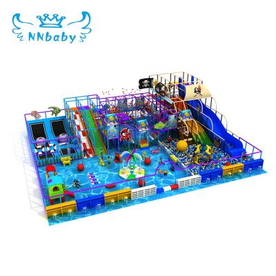 China High quality Eco-friendly kafe playground equipment Nannan kids playground amusement play set indoor guard area ballpit for kids for sale