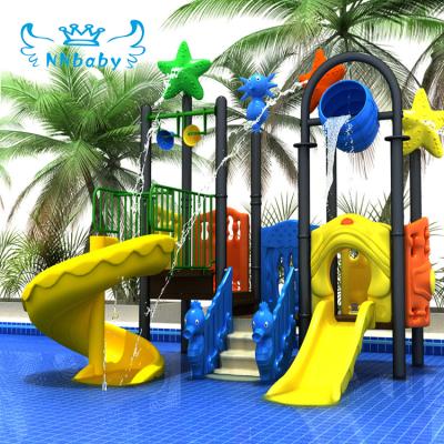 China What You Need What We Design NNbaby High Quality Fun Equipment Plastic Water Park Kids Slide Combines PE Toddler Outdoor Playground for sale