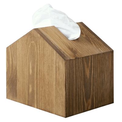 China 100% High Quality Creative Paper Holder Tissue Box Lids Eco-Friendly Environmental Wooden Eco-Friendly for sale