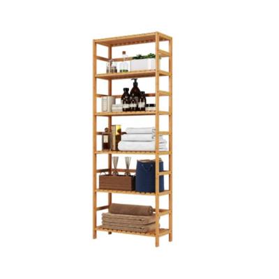 China Adjustable (Size) Selling Like Hot Cakes Shelf Plant Flower Stand Bathroom Storage Tower Shelf Wood Bookcase Costway for sale