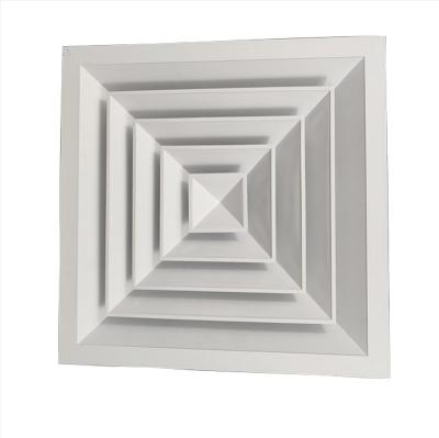 China Removable Air Conditioning Ducts Adjustable Ceiling Duct Diffuser For Hotel Building for sale