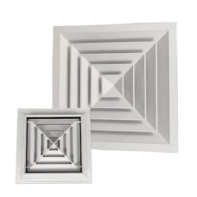 China Removable HVAC System Return Vent Diffuser Ventilation Ceiling Diffuser With Wall Mounted for sale