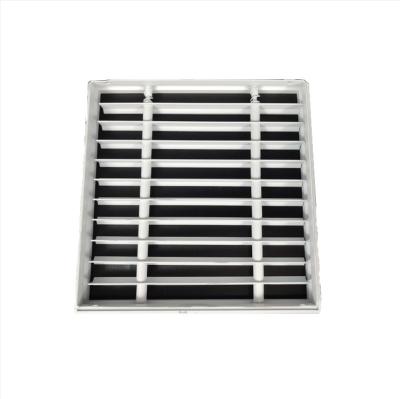 China Aluminum Blade Removable Air Conditioning Canopy Vents Linear Bar Exhaust Air Vent Grille for sale