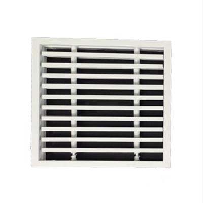 China Blade Removable HVAC Air Grilles Corrosion Resistant Aluminum Linear Diffusers Bar Grille With Exterior Hood for sale