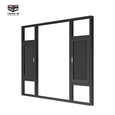 China Swing Fast Delivery Single Glass Interior Aluminum Casement Window for sale