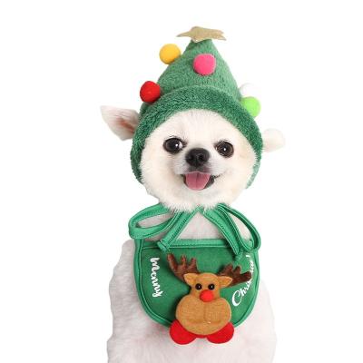 China Viable Cats Hats Dog Christmas Headwear Accessories Funny Pet Christmas Hats For Dog for sale