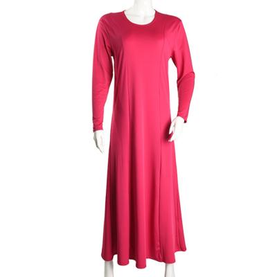 China Polyester Factory Custom Elegant Muslim Long Dress Dresses Traditional Clothing Women Abaya Muslim Daily Style Long for sale