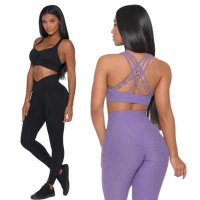 China Breathable Multi Color Yoga Sets Active Set Girls Sports Wear Fitness Suit Seamless Women Ultra-Stretch Shapewear Clothes Athletic Wear for sale