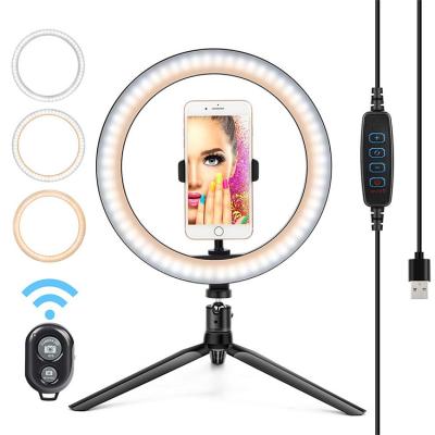 China New Arrival 18inch PORTABLE Video Studio Photography Round Light RGB Led Selfie Ring Lighting For Youtube Makeup for sale