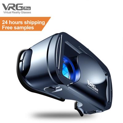 China New VGR Pro Glass Virtual Reality Box VR Wide Angle 3D Glasses 5-7inches Easy Full Screen Audio Video Virtual Reality VGR Pro for sale