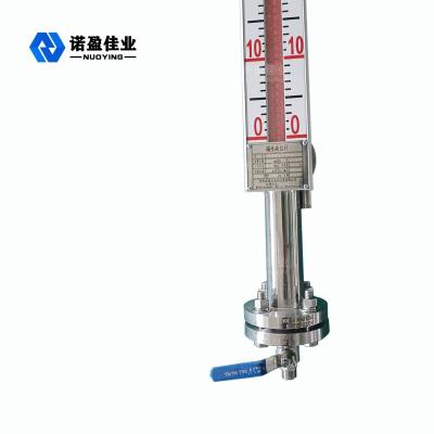 China Magnetic Flap Level Transmitter Side Mount/Top Mount Indicator Magnetic Float Level Gauge Water Tank Level Gauge for sale