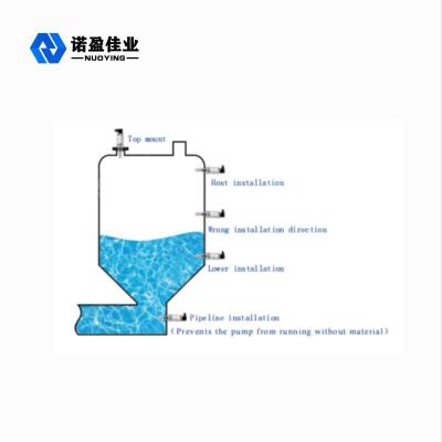 China Power supply: 24VDC,220VACWorking temperature:fork-40~+220 C NYYCUK-C Fork material: 304,316L (optional)50mm Fork length: 100mm (customizable as requituning fork level switch for sale