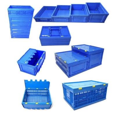 Китай PP Plastic Container Collapsible Turnover Box With Lid Plastic Collapsible Fruit Crate продается